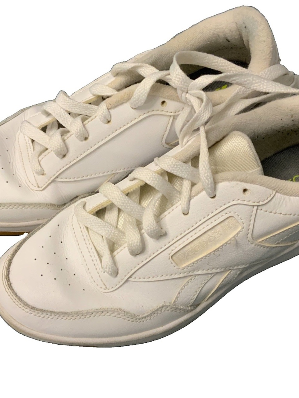 Reebok Womens Shoes White Sneakers Lace Up Size 7.5 Memory Tech